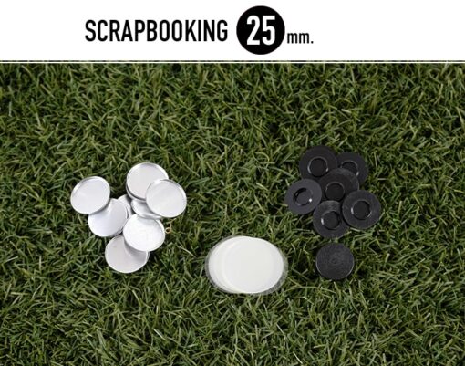 recambios de chapas scrapbooking de 25mm